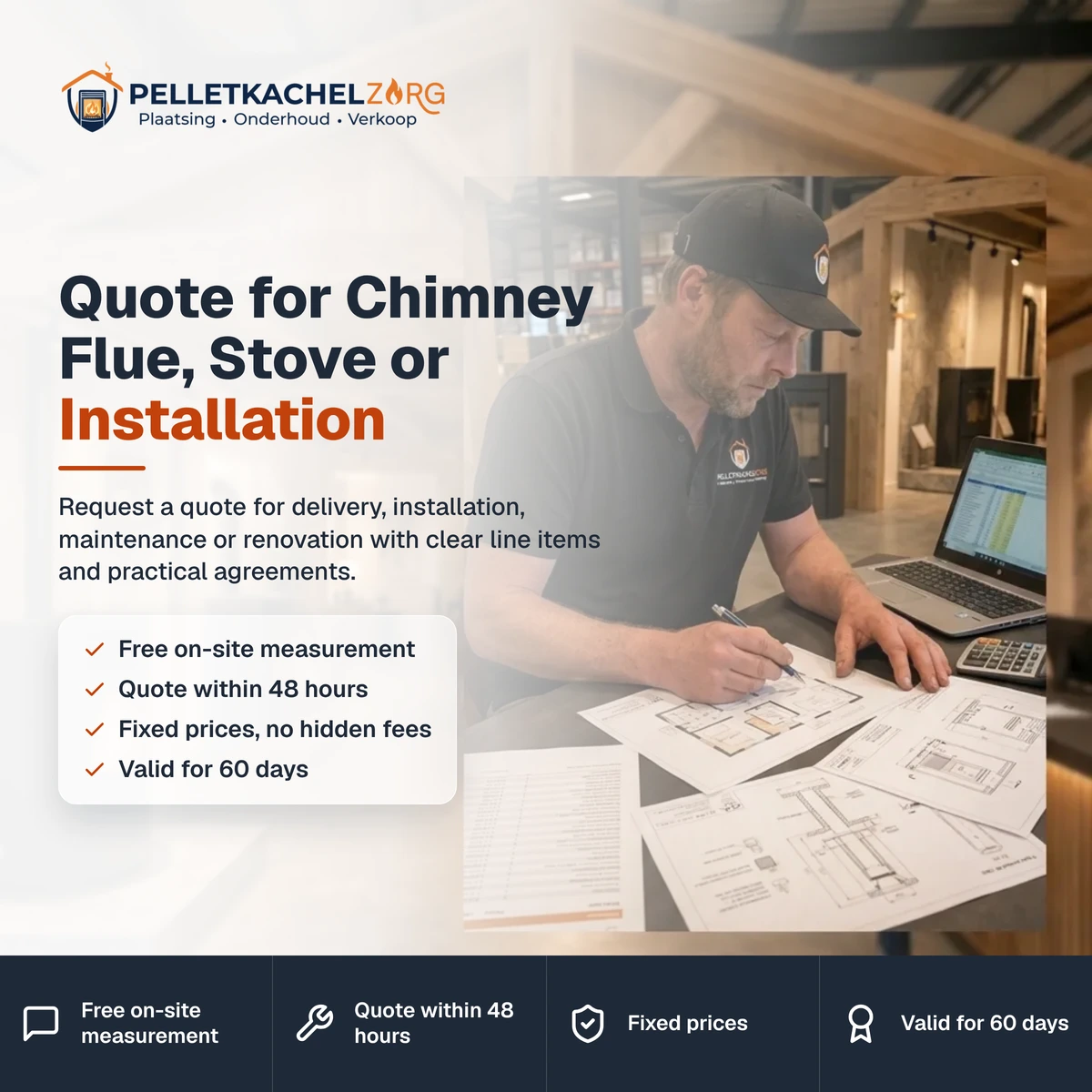 Quote for Chimney Flue, Stove or Installation