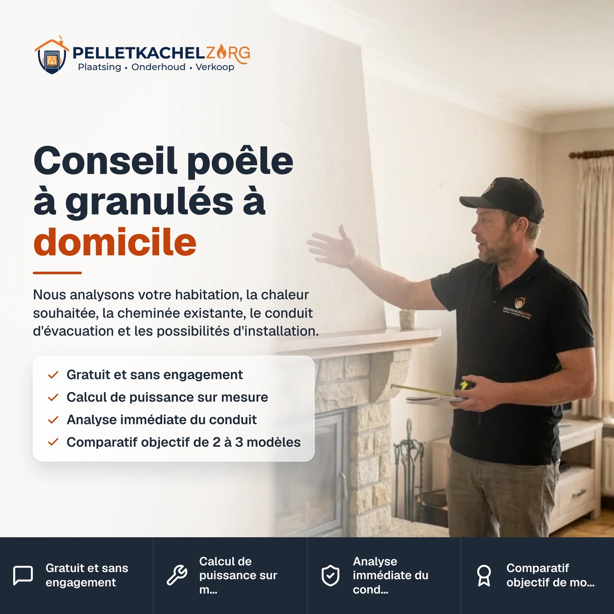 Conseil poêle à granulés à domicile