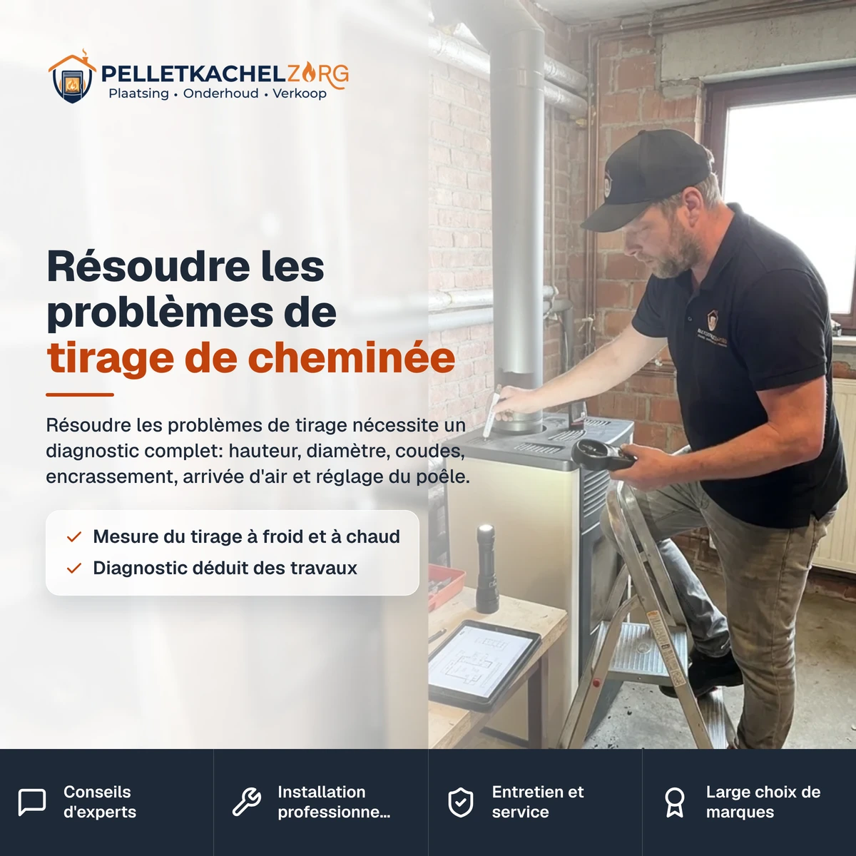 Résoudre les problèmes de tirage de cheminée