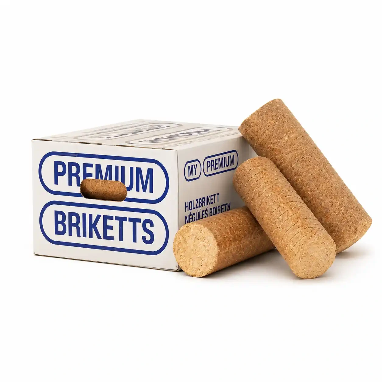 My premium briketts Houtbriketten - Doos my premium houtbriketten studio 1254x1254