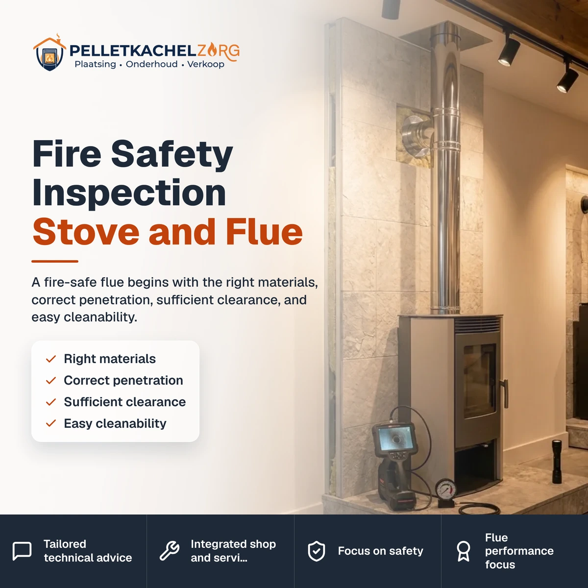 Fire Safety Inspection Stove and Flue