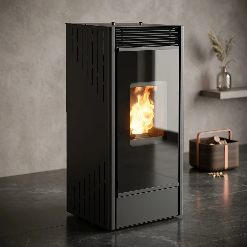 Pelletkachel TMC 1250 Power Glass – 11,1 kW – 2