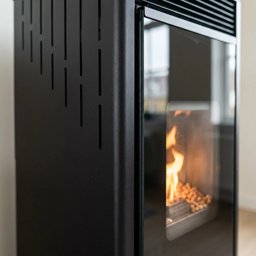 Pelletkachel TMC 1250 Power Glass – 11,1 kW – 6