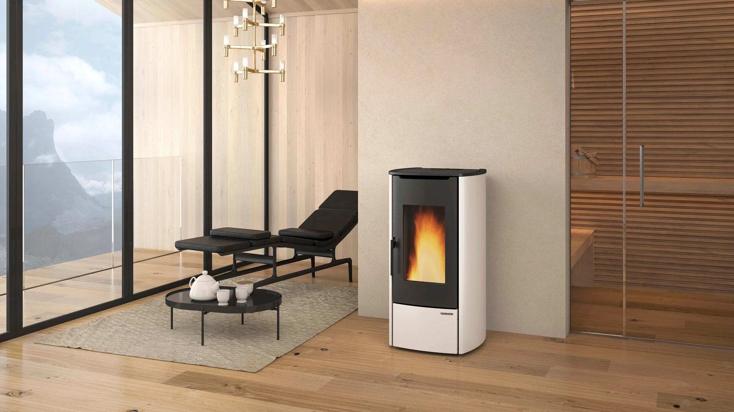 Pelletkachel Extraflame Marina Idro H11 – 14,8 kW