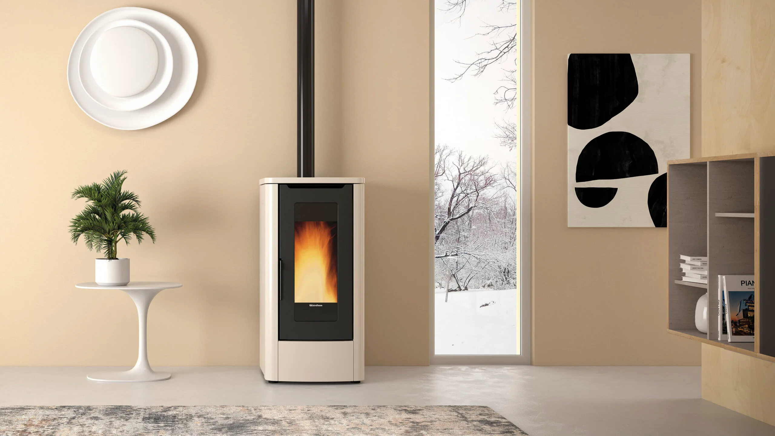 Pelletkachel Extraflame Teorema Plus – 12,0 kW 2
