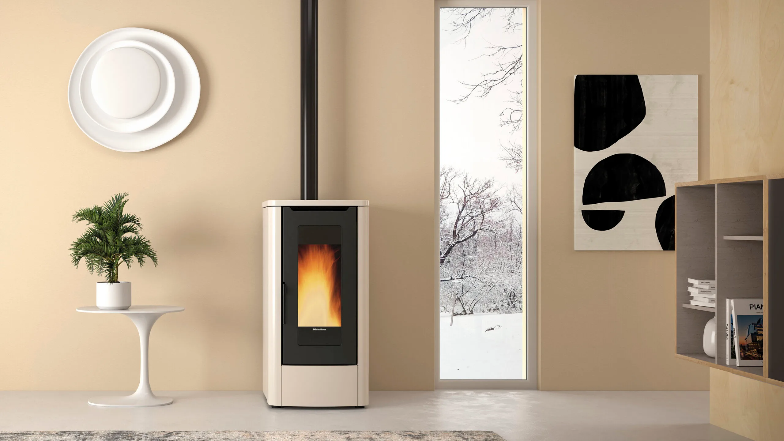 Pelletkachel Extraflame Teorema – 10,0 kW – 5