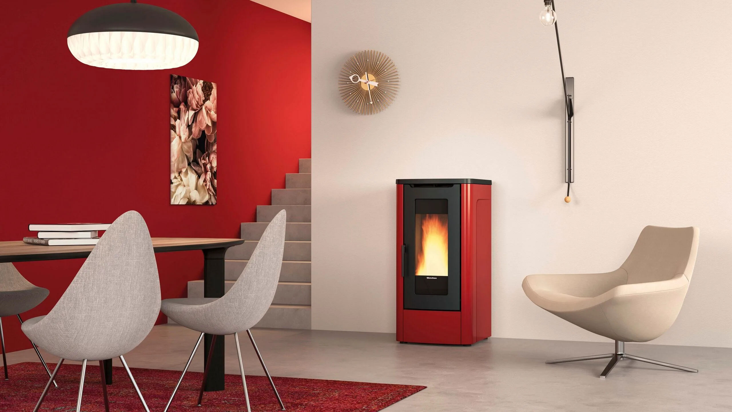 Pelletkachel Extraflame Dahiana Plus – 10,0 kW – 3