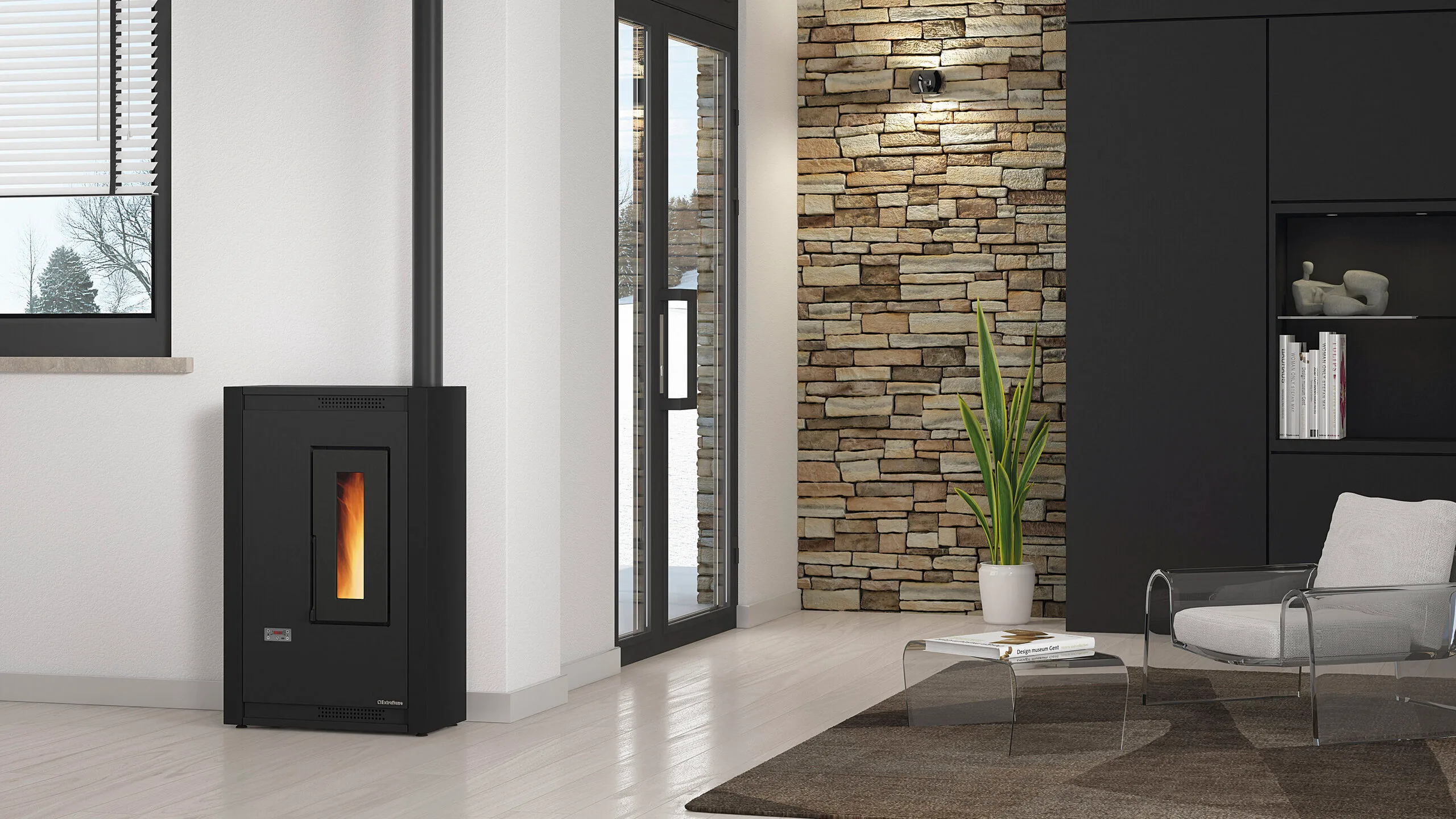 Pelletkachel Extraflame Luisella 5.0 – 5,1 kW – 5
