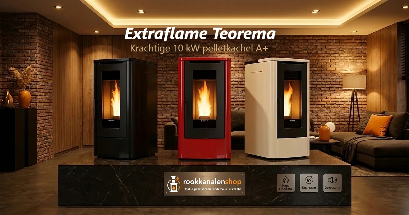 Pelletkachel Extraflame Teorema – 10,0 kW – 7