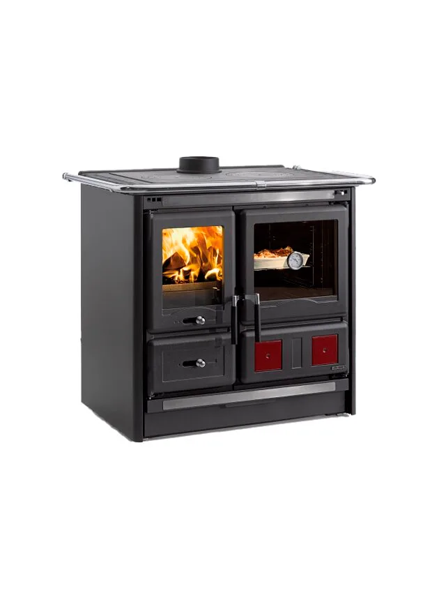Houtfornuis La Nordica Rosa L.16 Steel – 9,5 kW