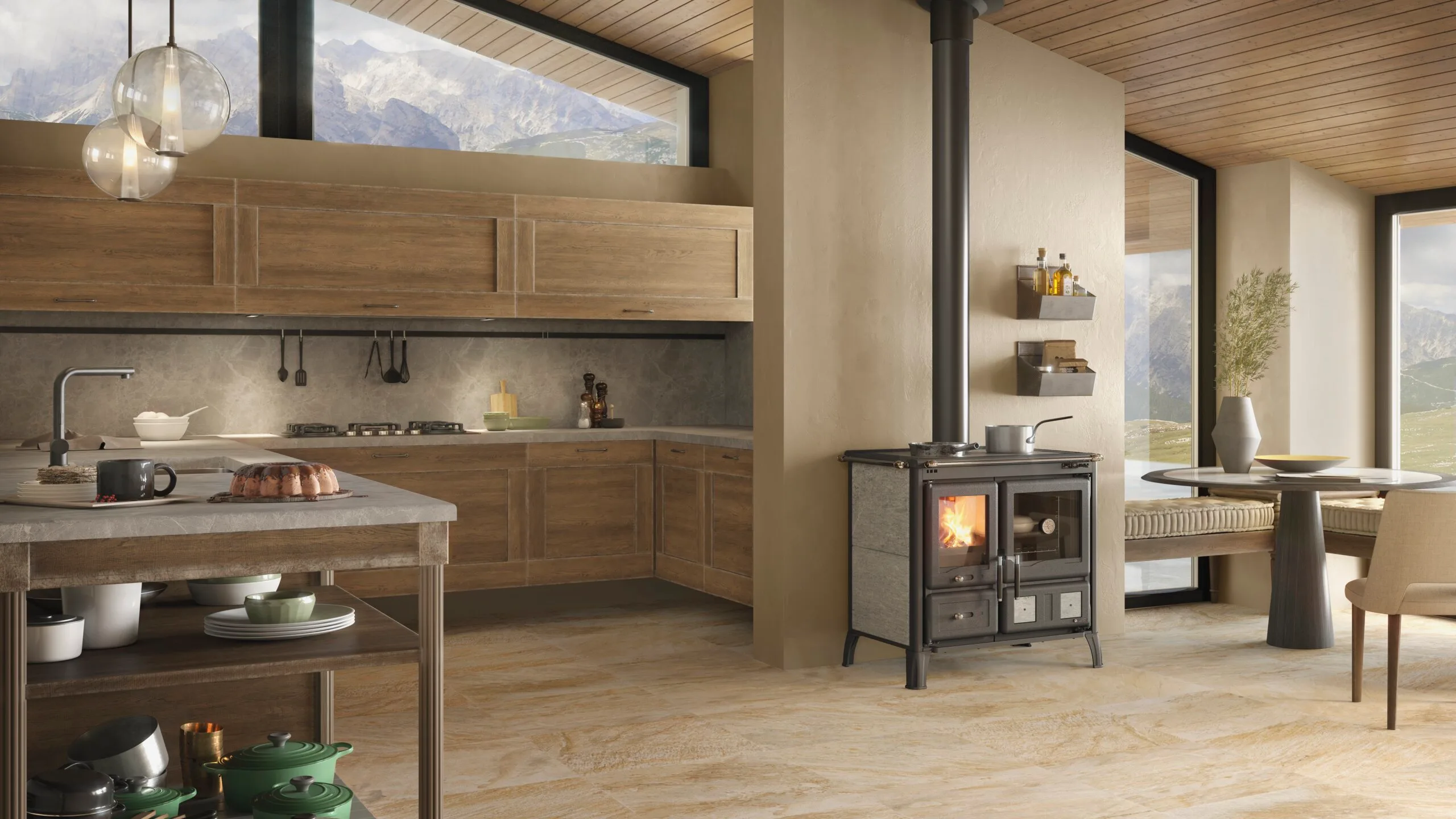 Houtfornuis La Nordica Gardenia.16 Petra – 9,5 kW 2