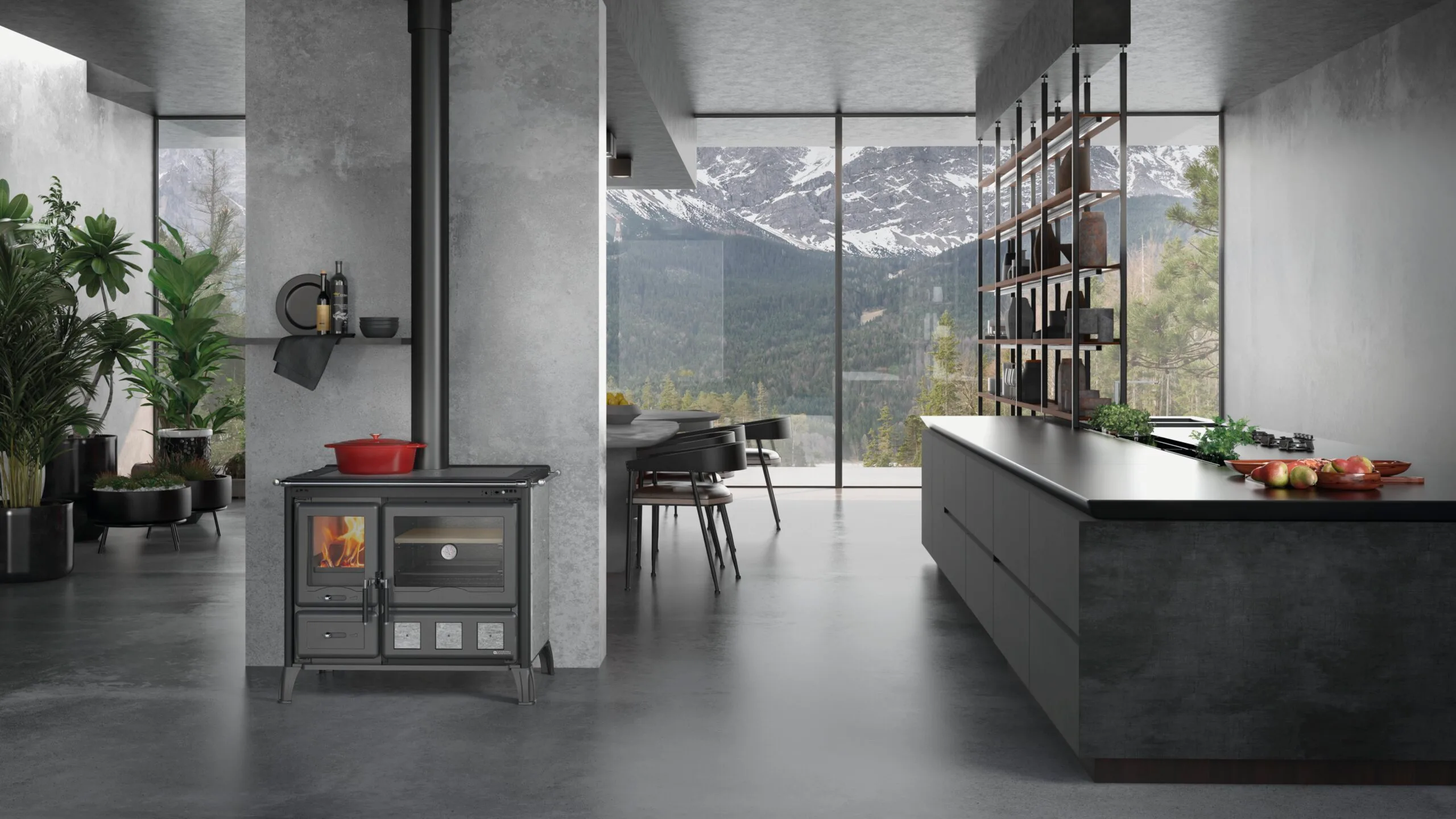 Houtfornuis La Nordica Gardenia XXL Petra – 10,5 kW 2