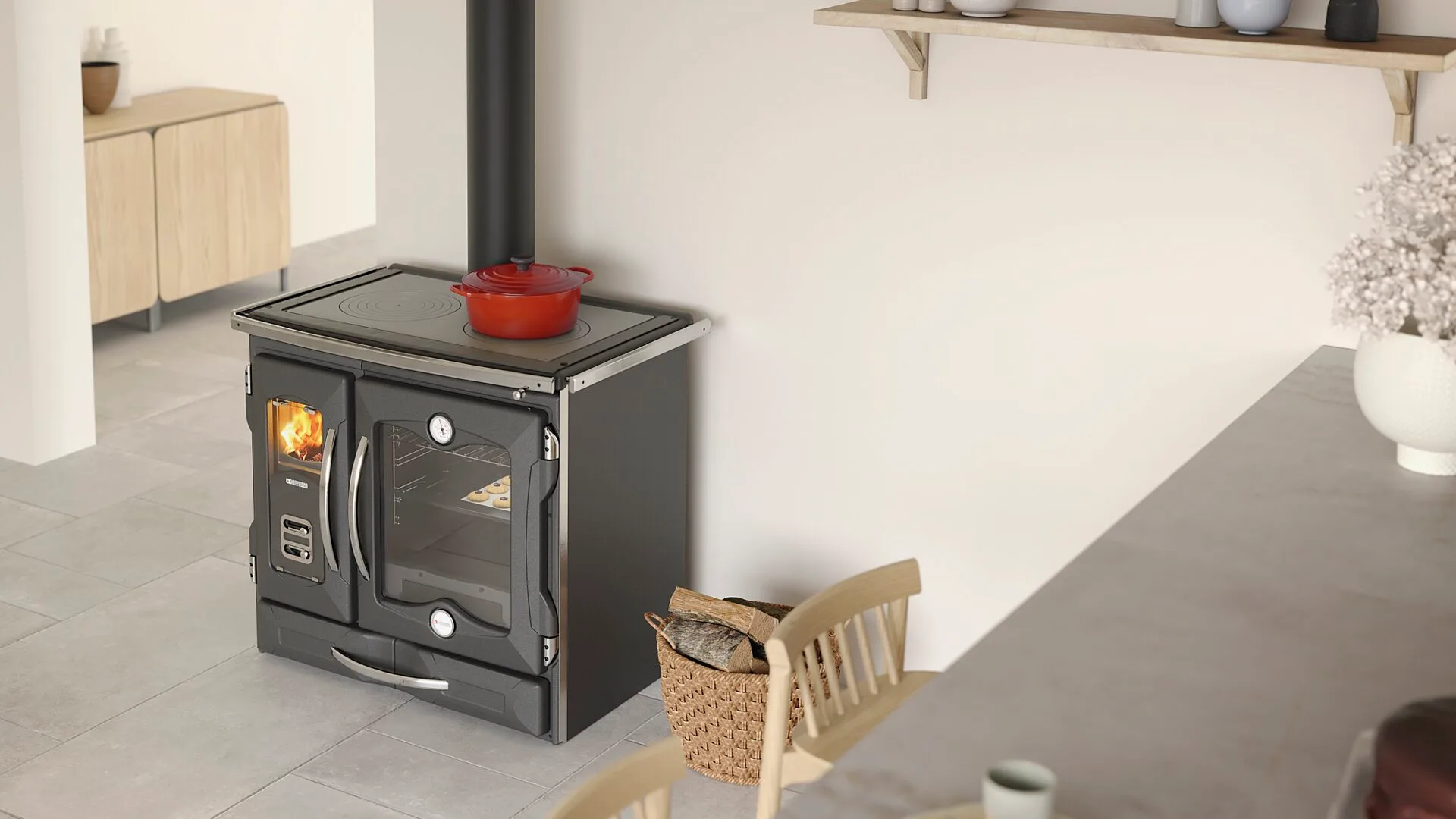 Houtfornuis La Nordica Suprema.16 – 9 kW 3