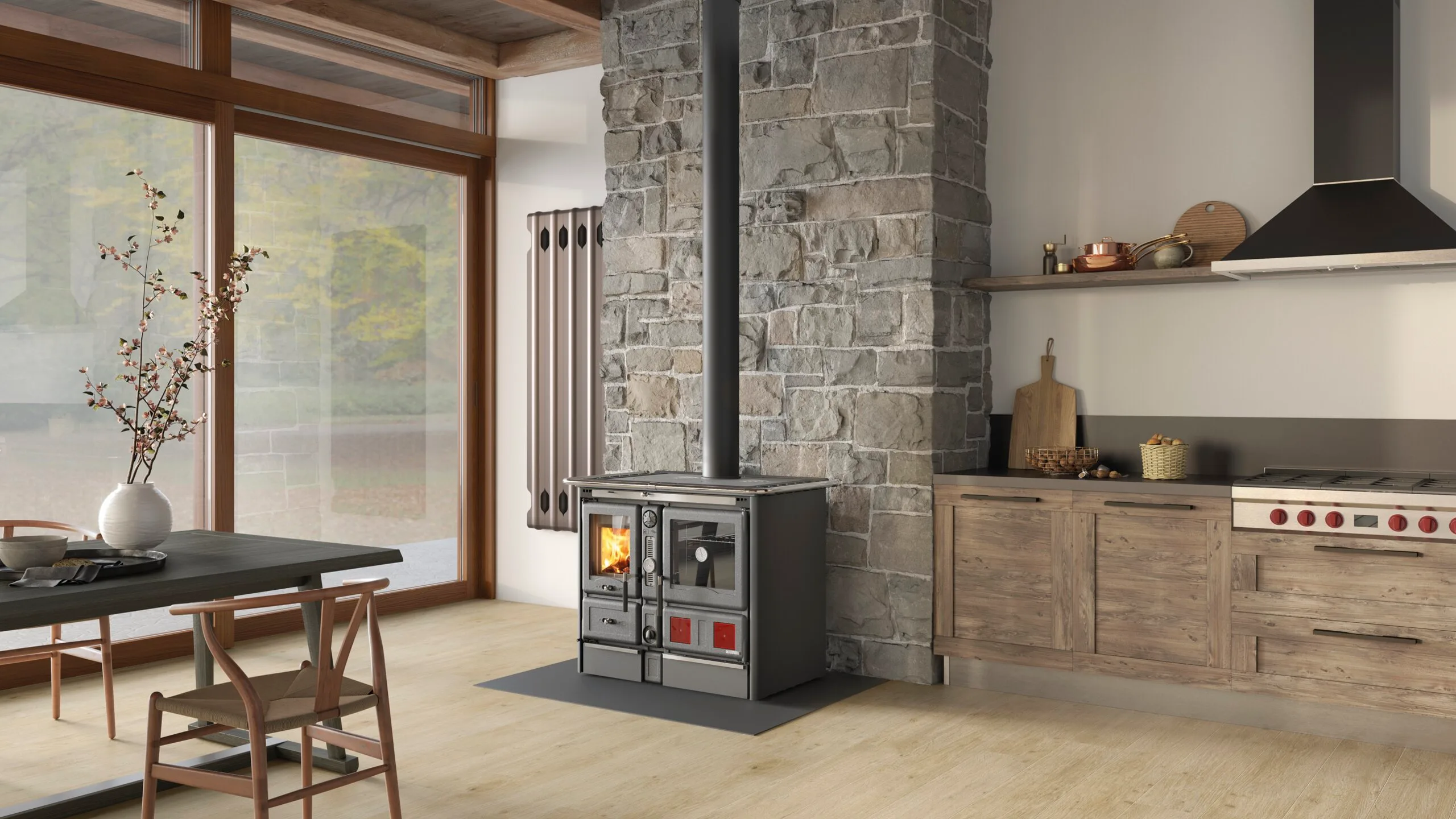 CV-houtkachel La Nordica Termorosa XXL DSA.16 Steel – 16,8 kW 2