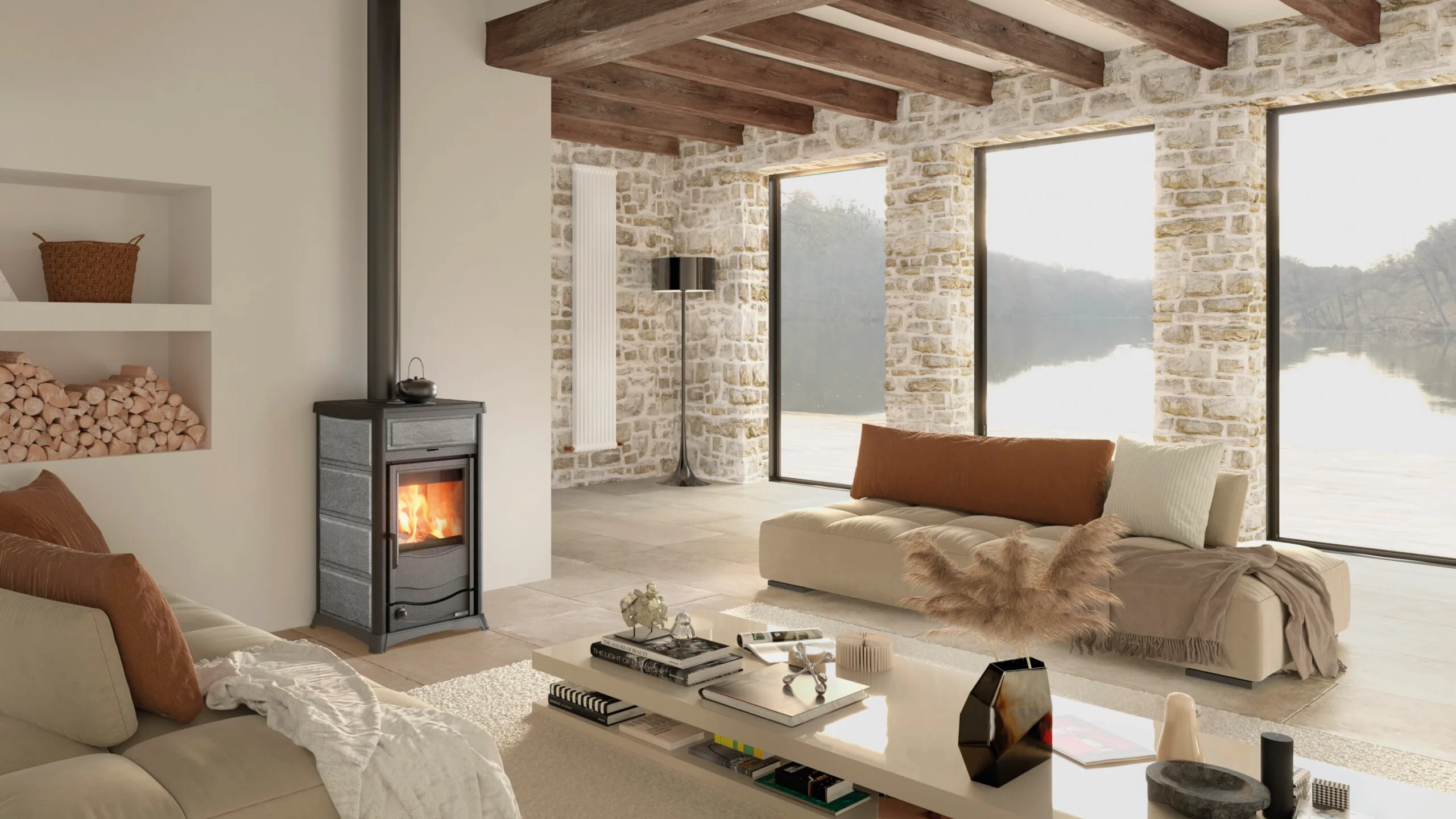 CV-houtkachel La Nordica Termorossella Plus DSA.16 Petra – 11,1 kW 2