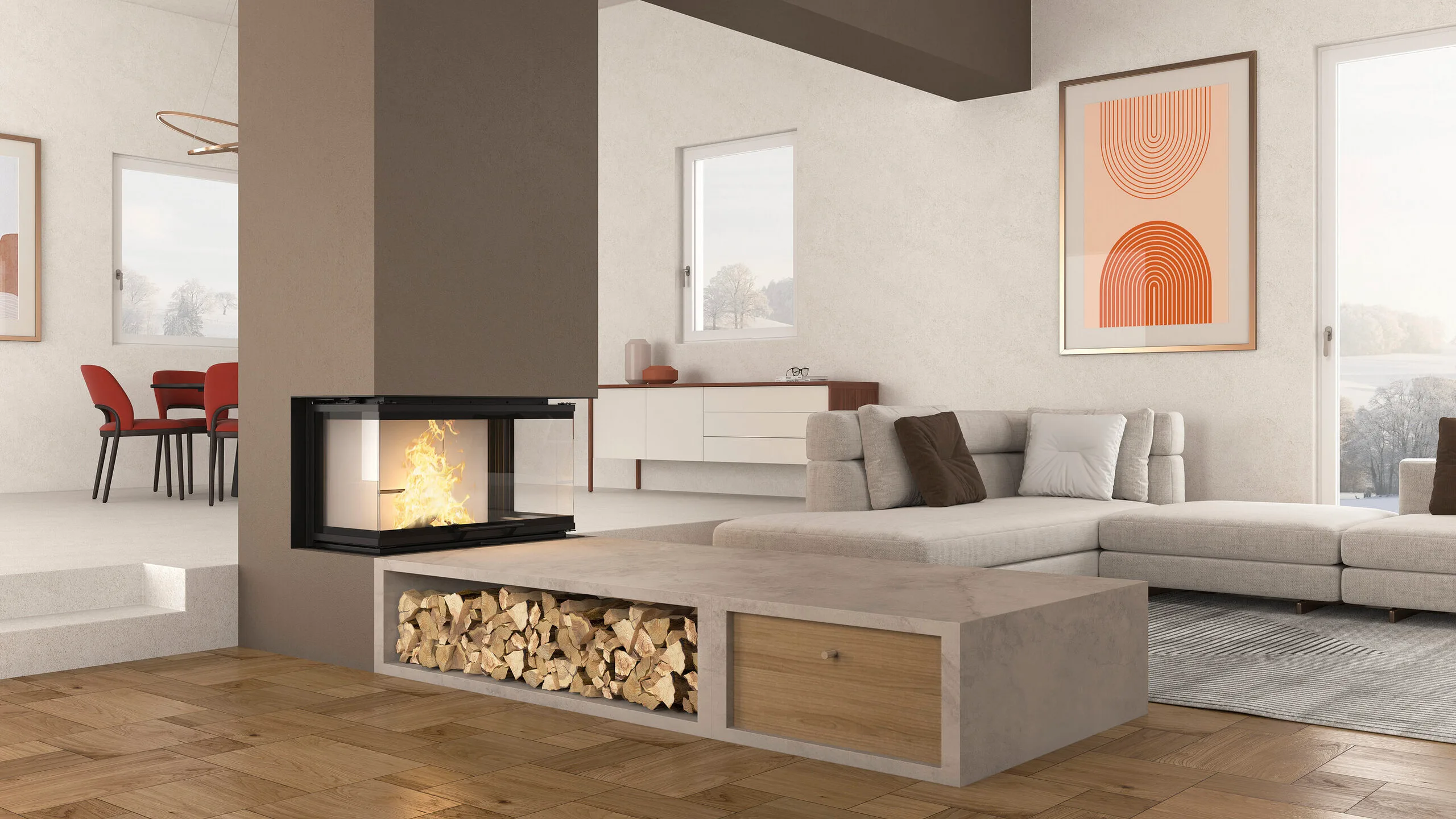 Monoblok-haard La Nordica Monoblocco 3LC.165 – 12 kW