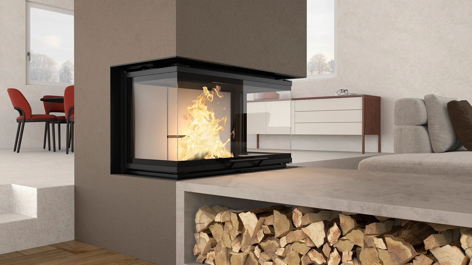 Monoblok-haard La Nordica Monoblocco 3LC.165 – 12 kW 2