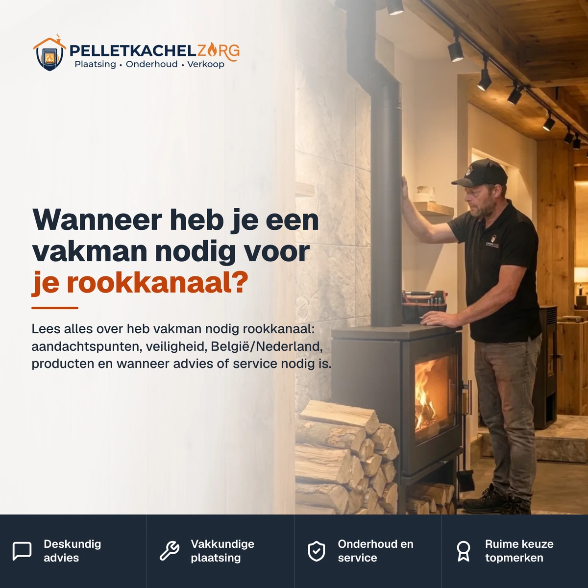Wanneer heb je een vakman nodig voor je rookkanaal?