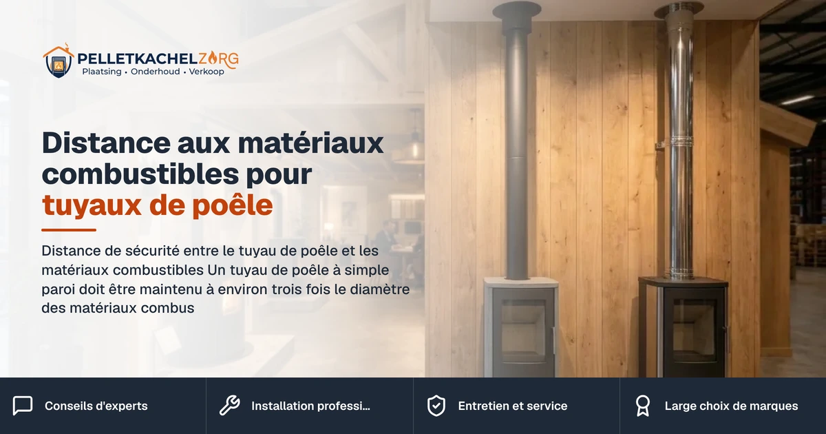 distance tuyau de poêle matériau combustible – Distance aux matériaux combustibles pour tuyaux de poêle