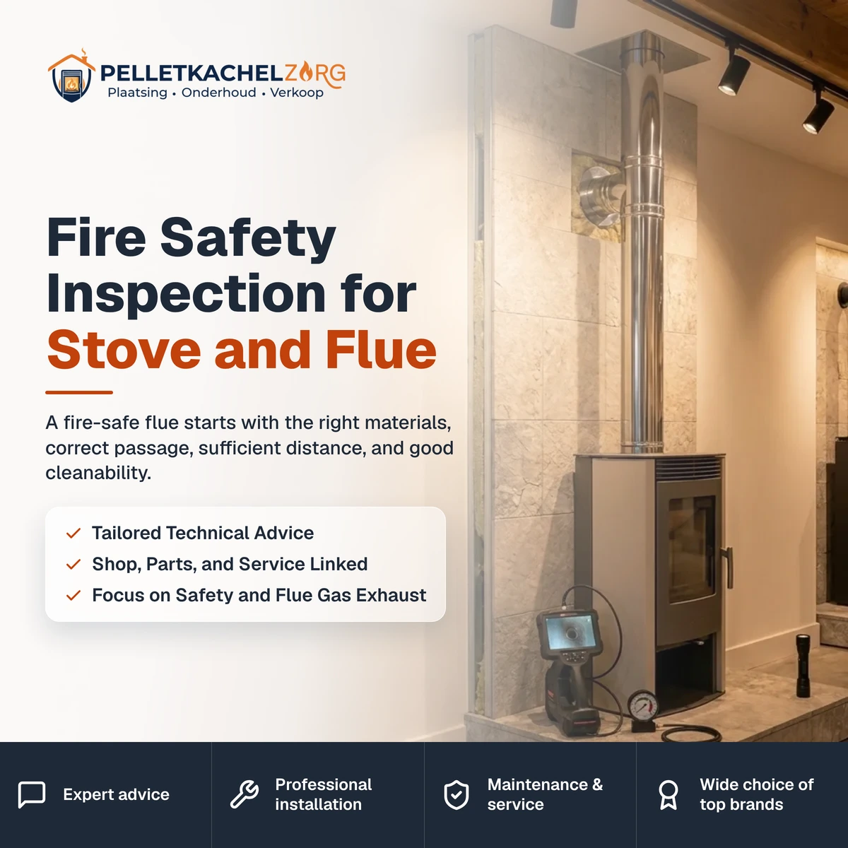 Fire Safety Inspection for Stove and Flue