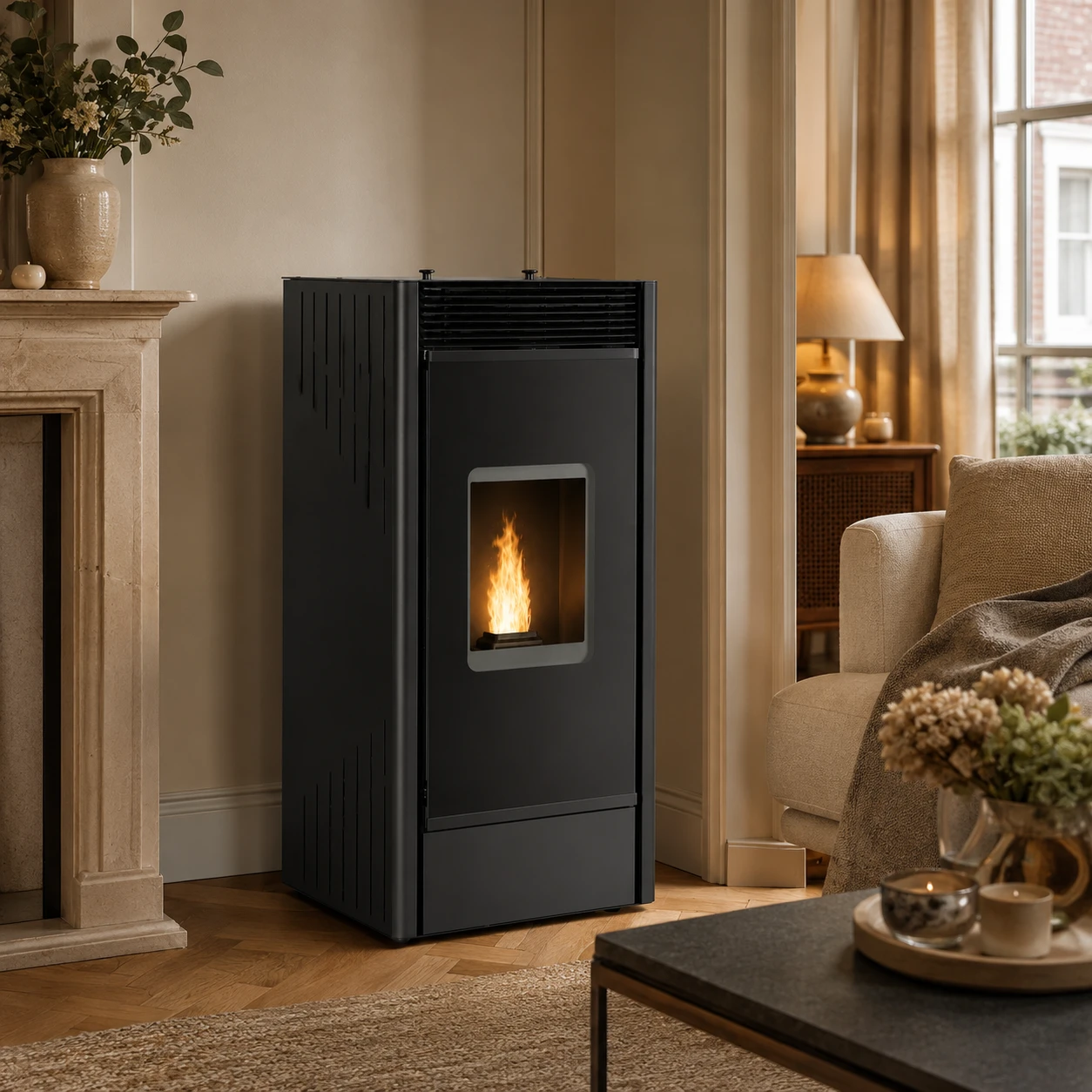 Pelletkachel TMC 1250 Power Glass Air – 12 kW – 7