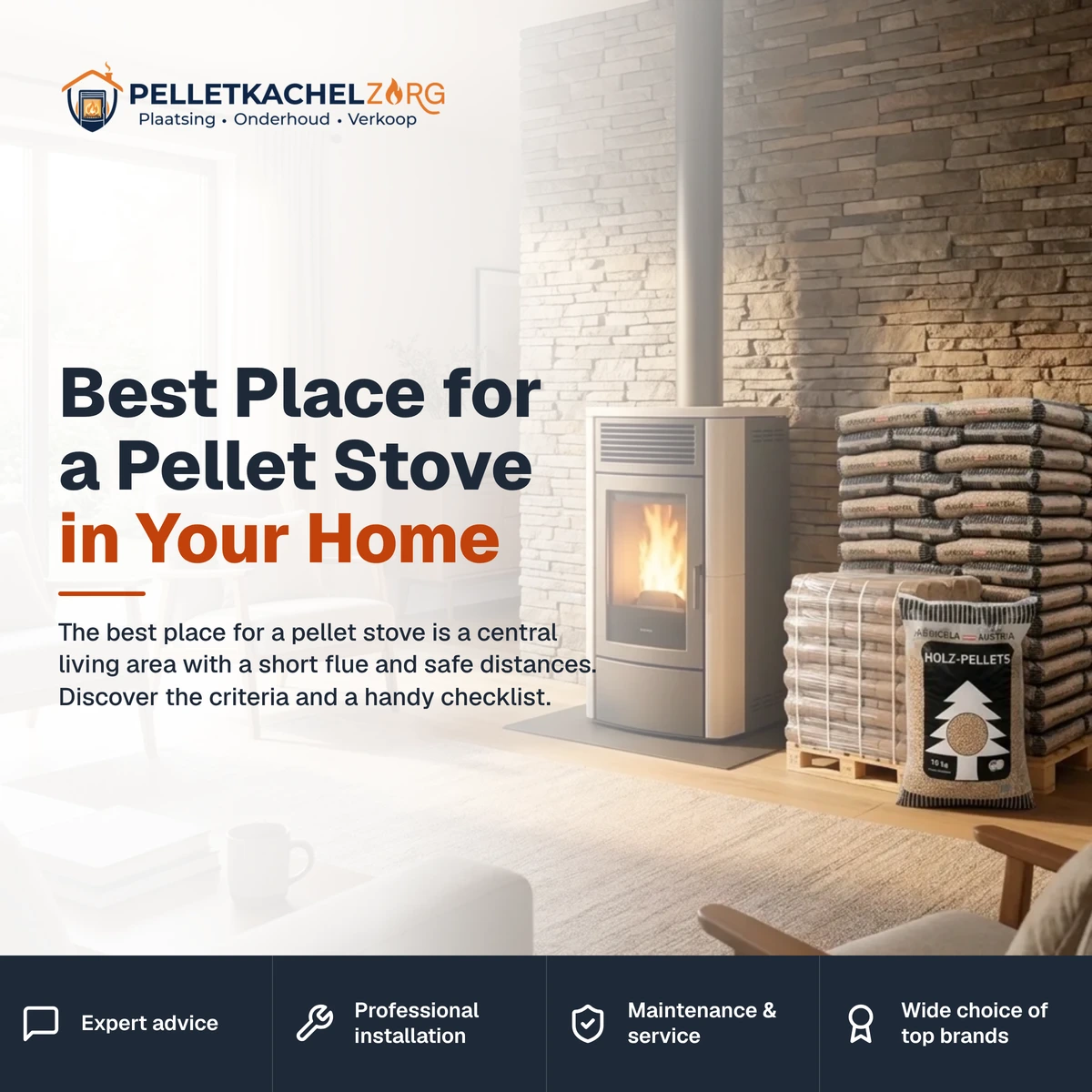 Best Place for a Pellet Stove in Your Home