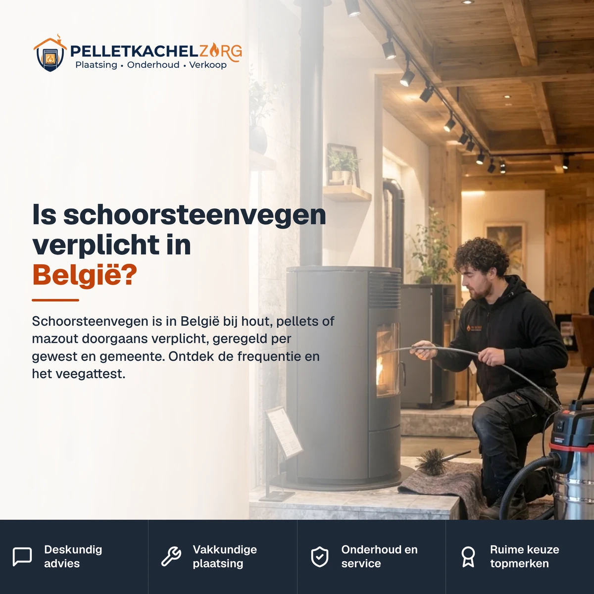 Is schoorsteenvegen verplicht in België?