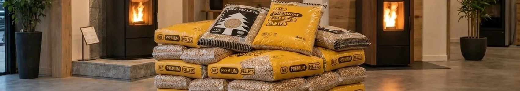 Halve pallet pellets