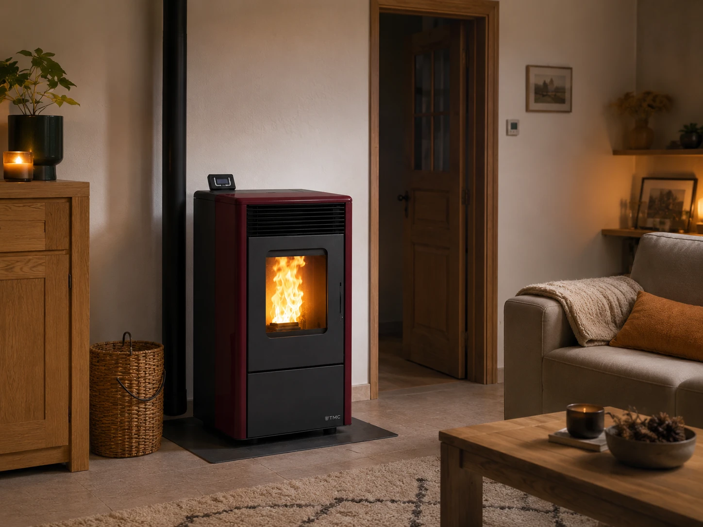 Pelletkachel TMC 810 Elegance – 8,14 kW – 9