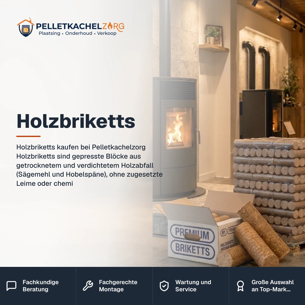 Holzbriketts