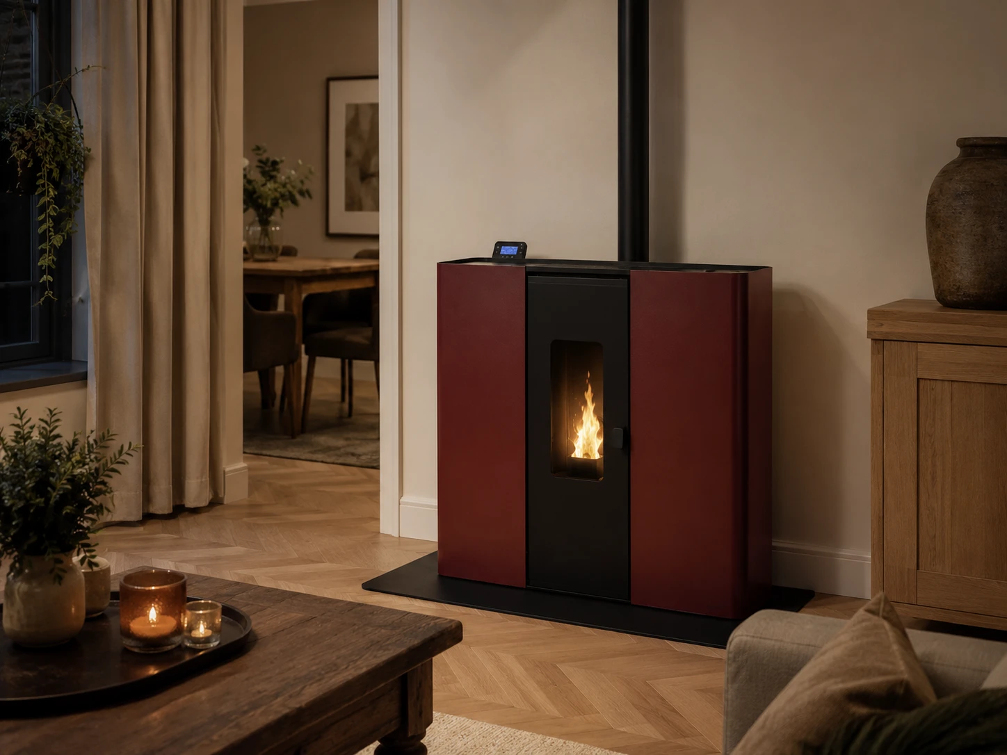 Pelletkachel TMC 850 Slim – 9,16 kW – 8