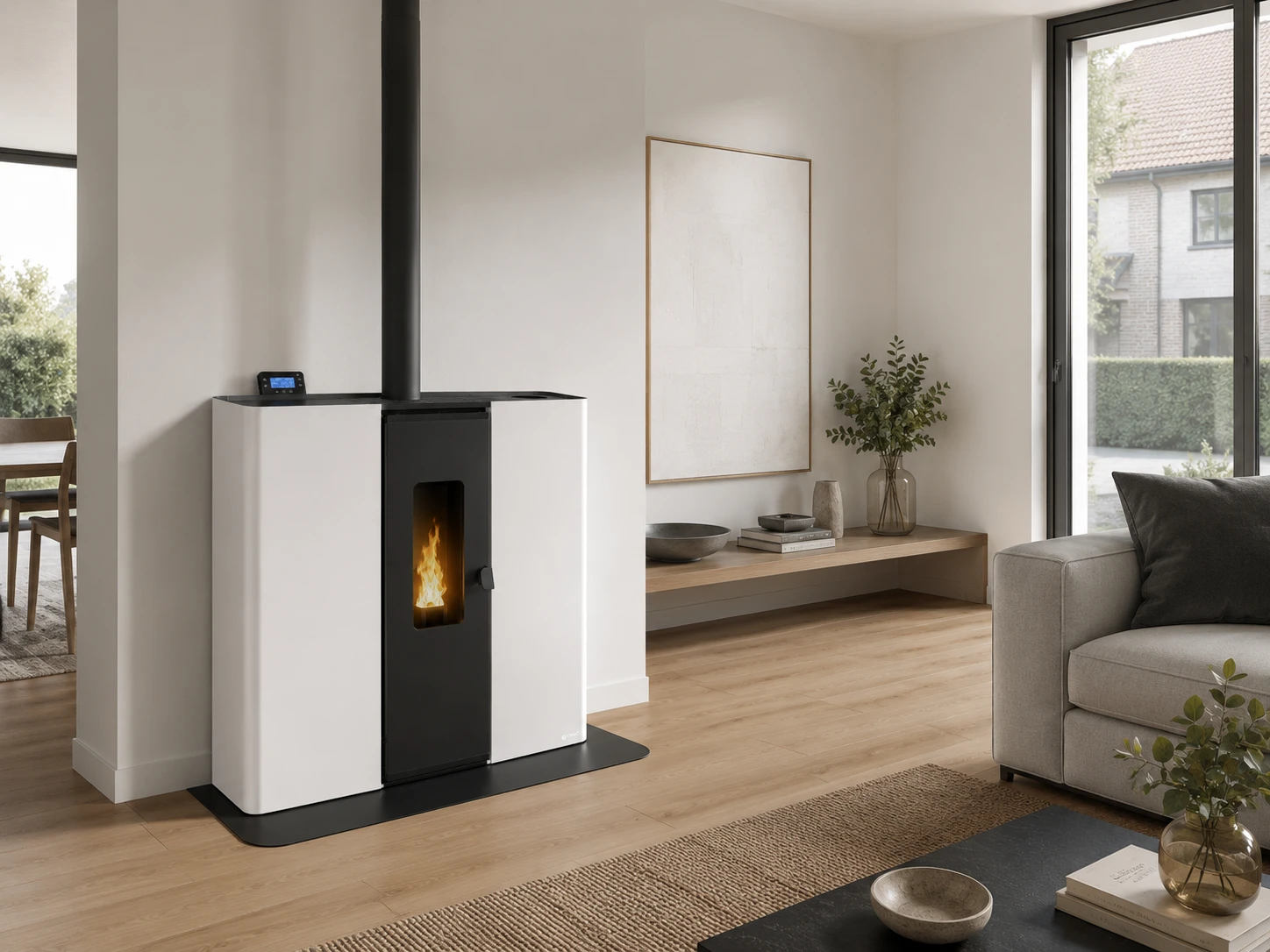 Pelletkachel TMC 850 Slim – 9,16 kW – 6