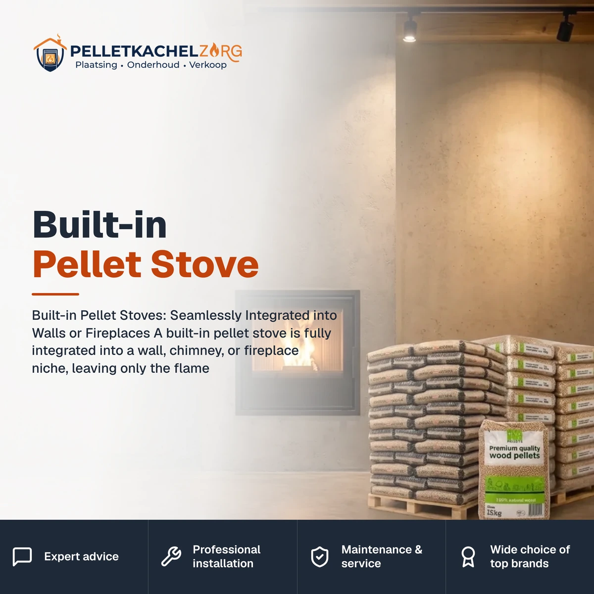 Built-in Pellet Stove