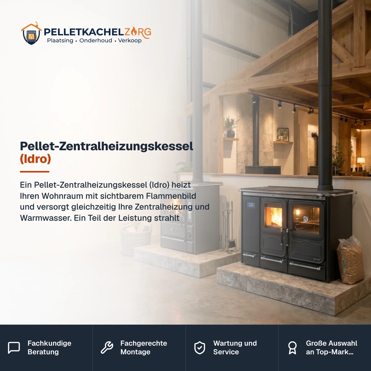Pellet-Zentralheizungskessel (Idro)