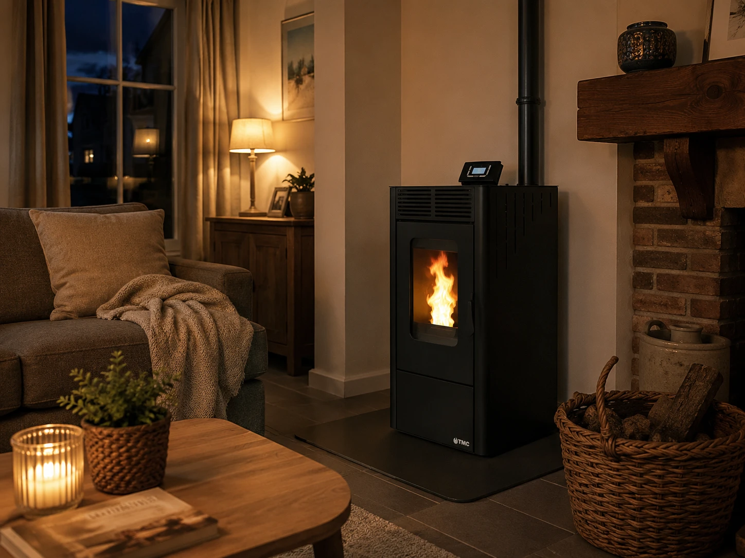 Pelletkachel TMC 900 Essential – 9,0 kW – 6