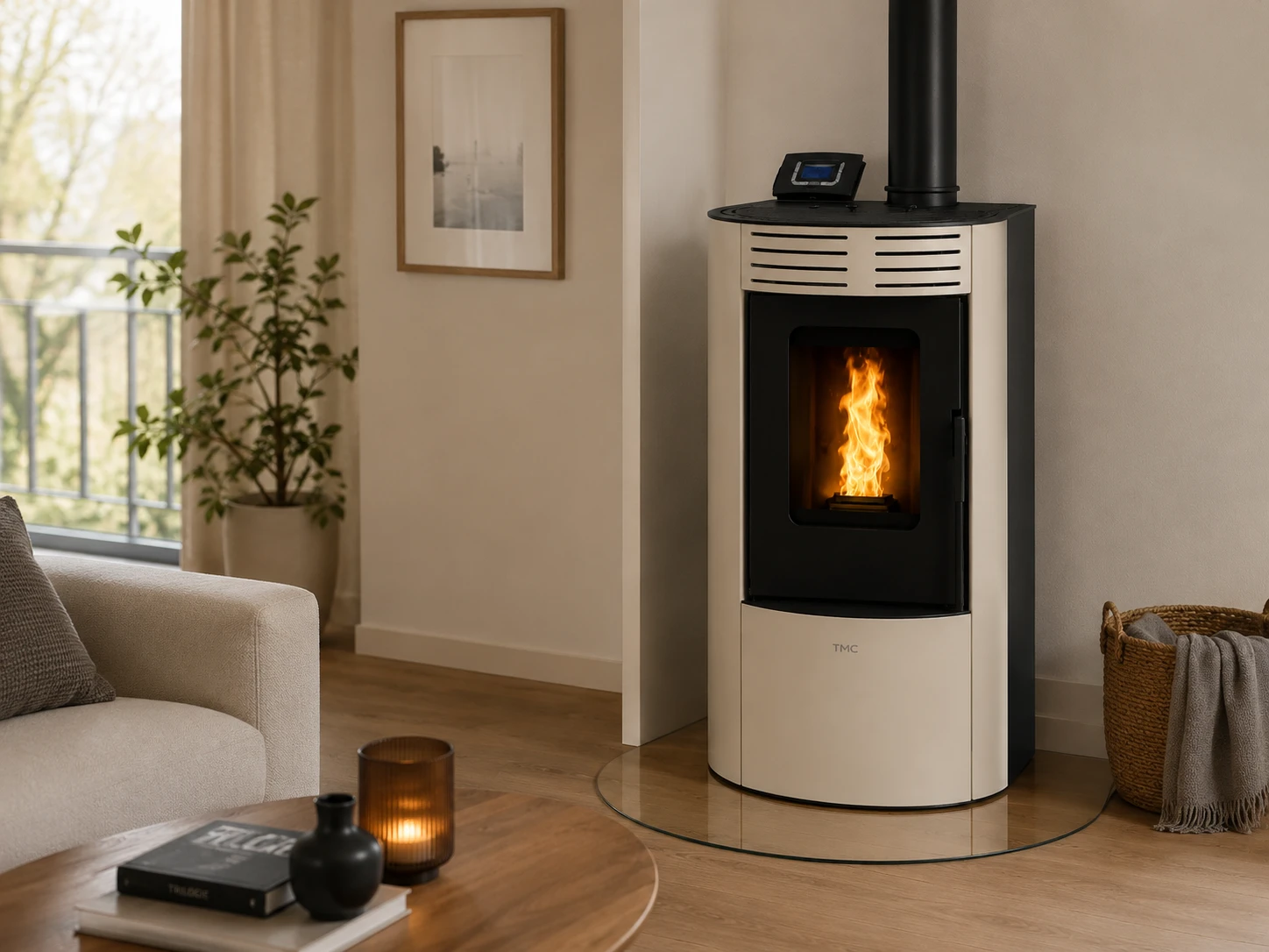 Pelletkachel TMC 900 Ronde – 9,0 kW – 8