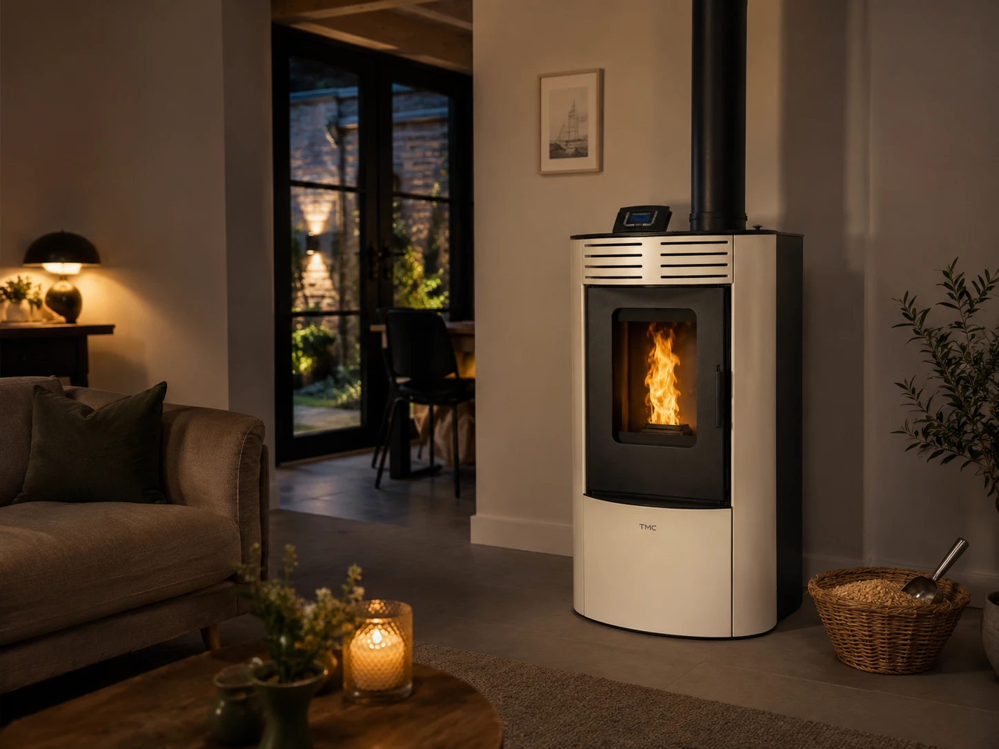 Pelletkachel TMC 900 Ronde – 9,0 kW – 7