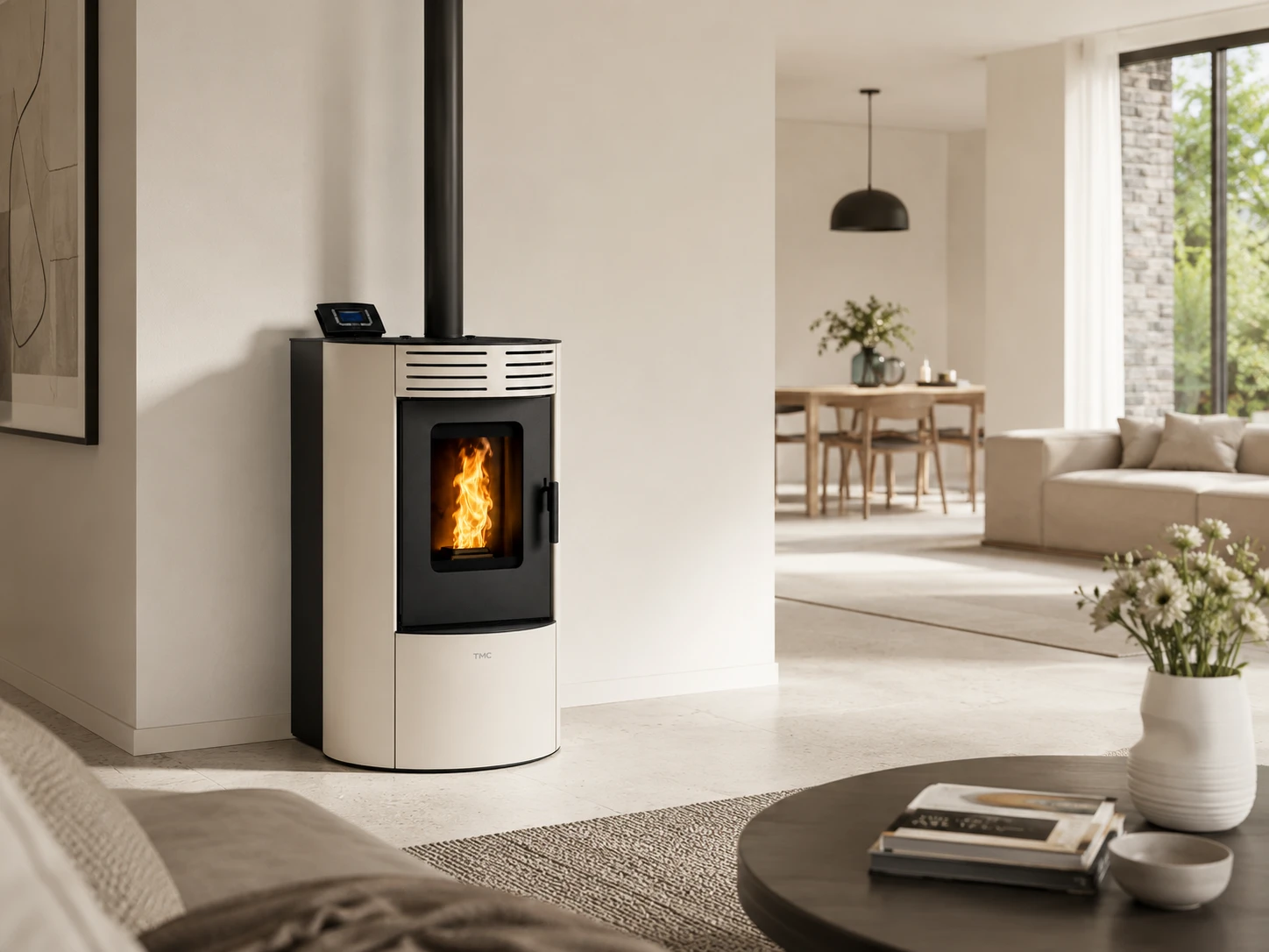 Pelletkachel TMC 900 Ronde – 9,0 kW – 6