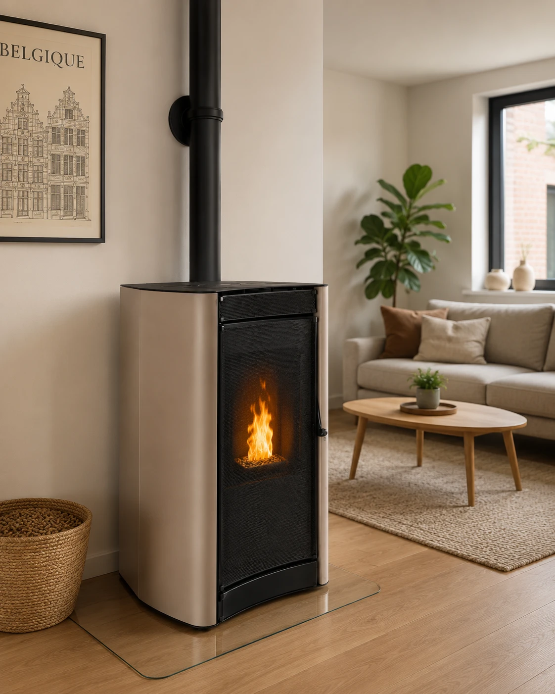 Pelletkachel TMC 900 Style – 9,0 kW – 8