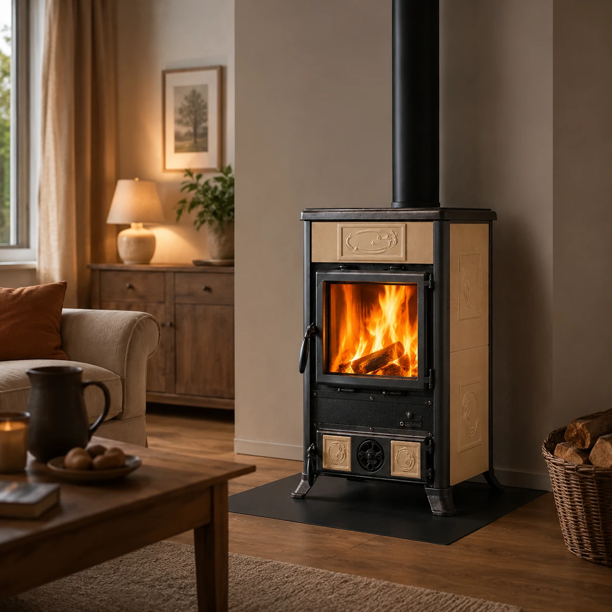 Houtkachel La Nordica Rossella R1.16 Ceramica – 9 kW – 5