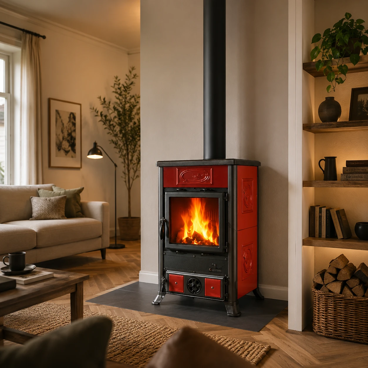Houtkachel La Nordica Rossella R1.16 Ceramica – 9 kW – 6