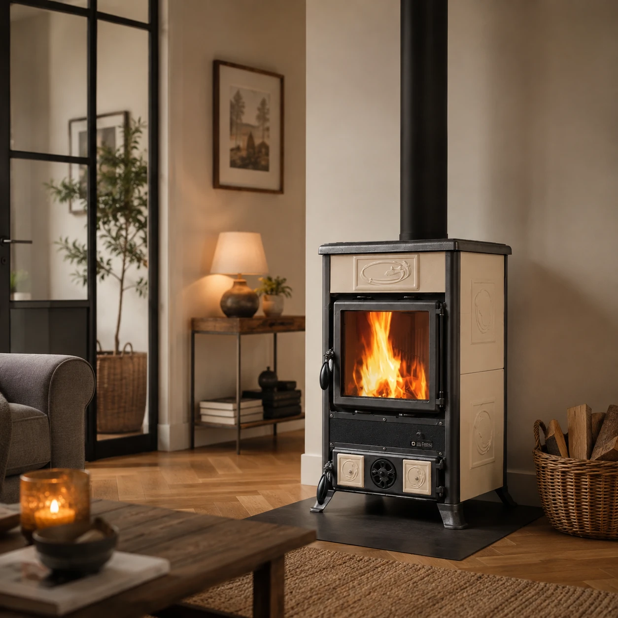 Houtkachel La Nordica Rossella R1.16 Ceramica – 9 kW – 7