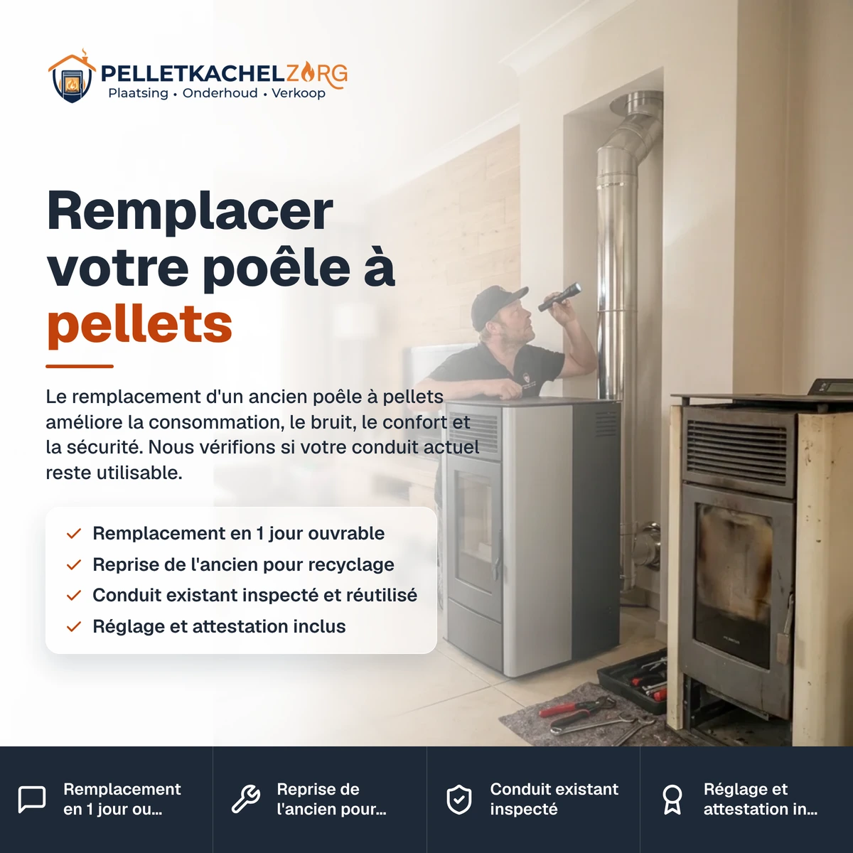 Remplacer ou moderniser votre poêle à pellets