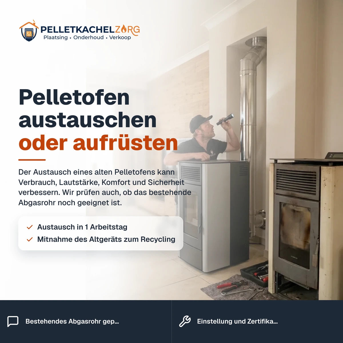 Pelletofen austauschen oder aufrüsten