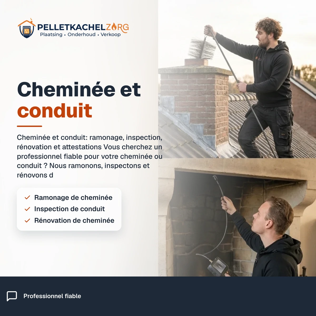 Cheminée et conduit