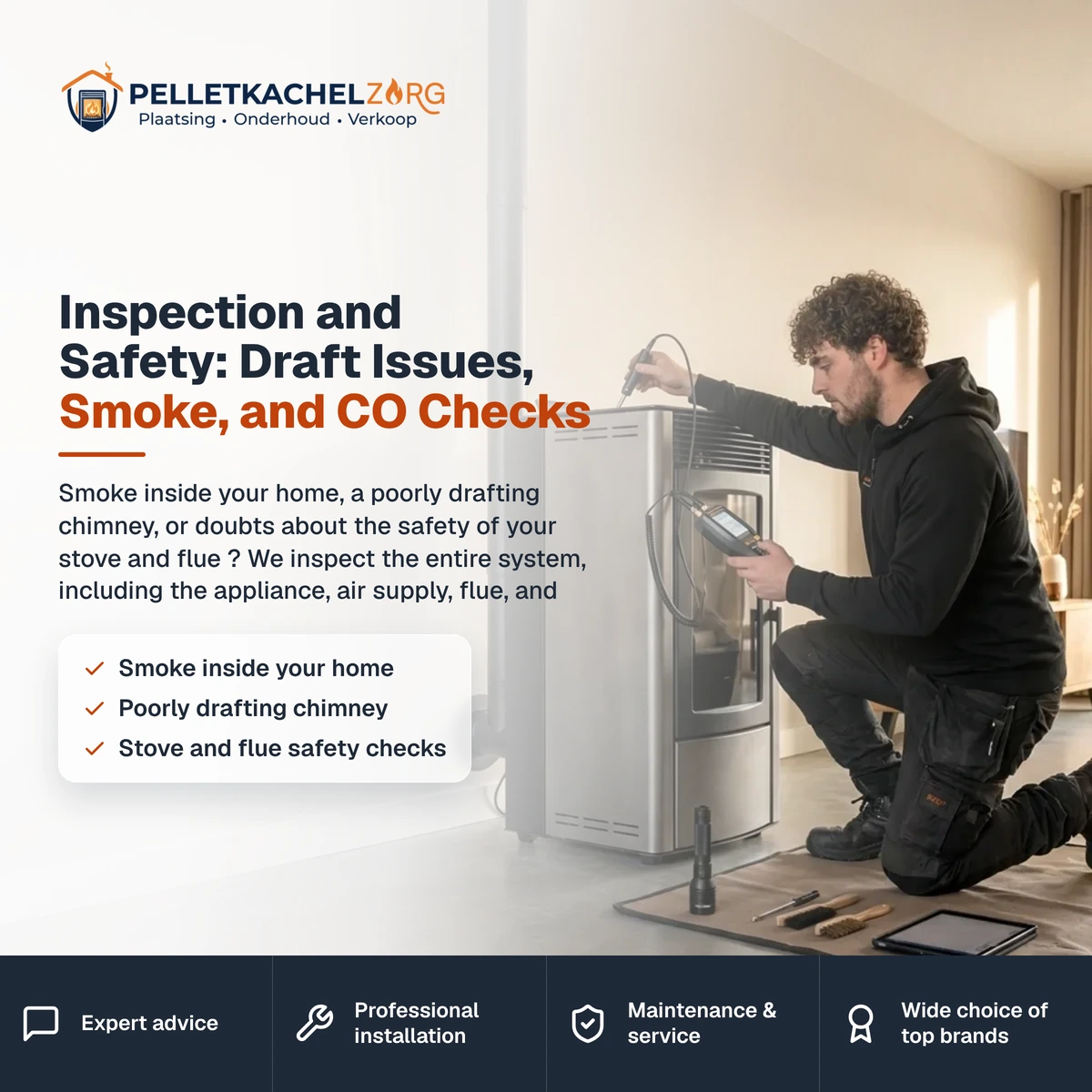 Inspection and Safety: Draft Issues, Smoke, and CO Checks