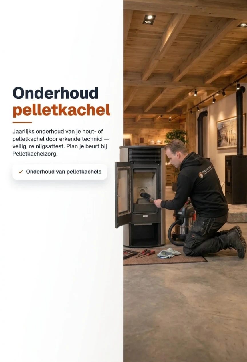 Onderhoud pelletkachel