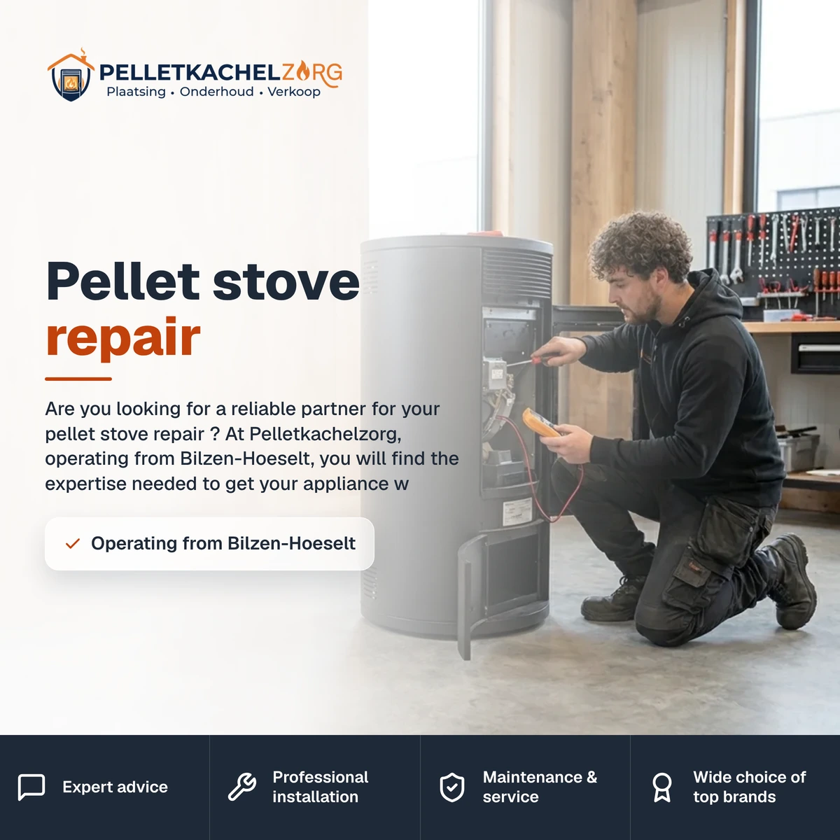 Pellet stove repair