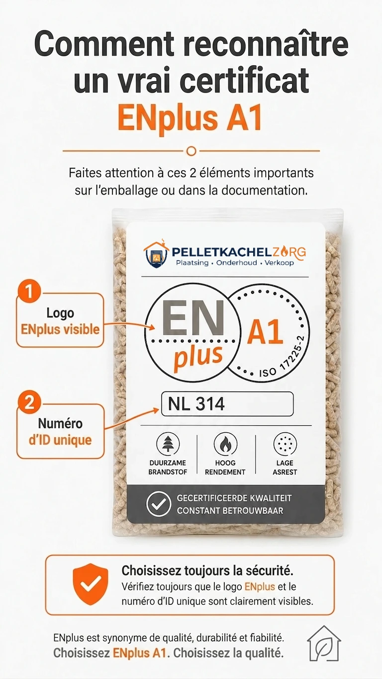 Voici comment reconnaître un véritable certificat ENplus A1 Voici comment reconnaître un véritable certificat ENplus A1