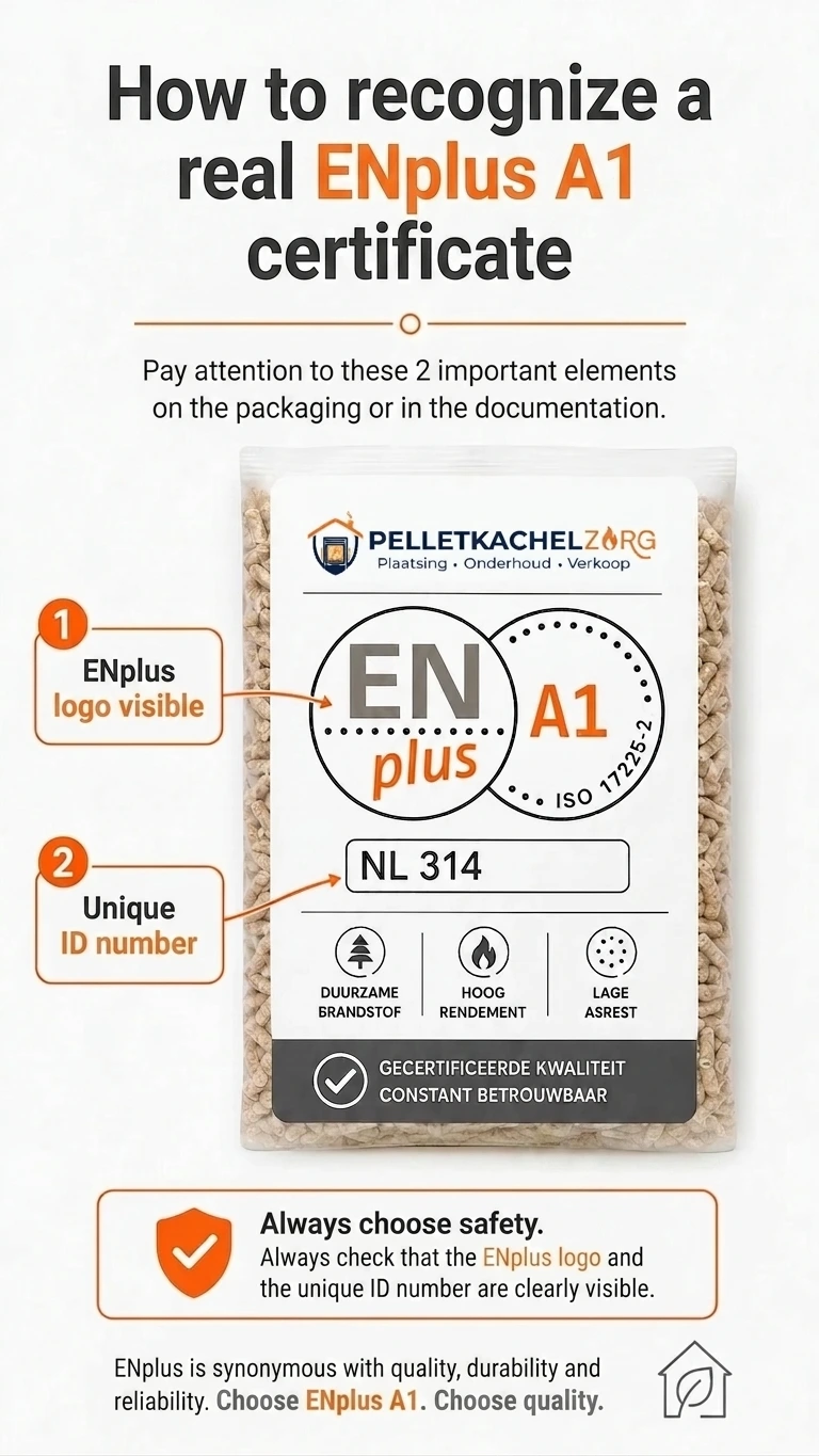 This is how to recognize a genuine ENplus A1 certificate This is how to recognize a genuine ENplus A1 certificate